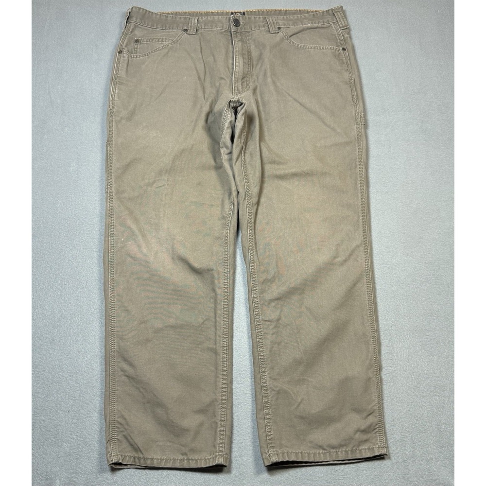 Ridgecut Toughwear Pants Mens 40x30 Brown Heavy Duty Canvas Twill Workwear